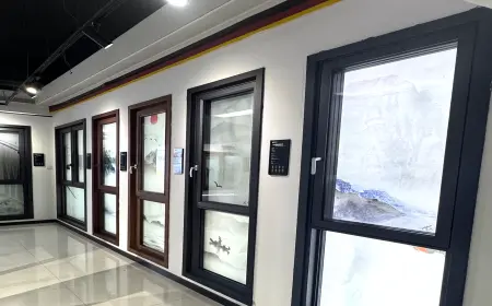 Thermal Break Aluminum Windows Showroom