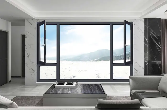 Living Room Thermal Break Aluminum Windows