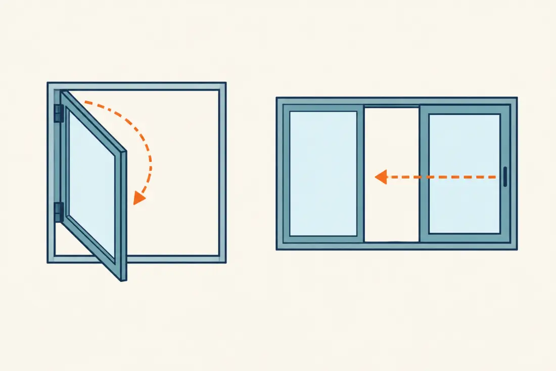 uPVC Casement vs Sliding Windows for Projects: Decide by Opening